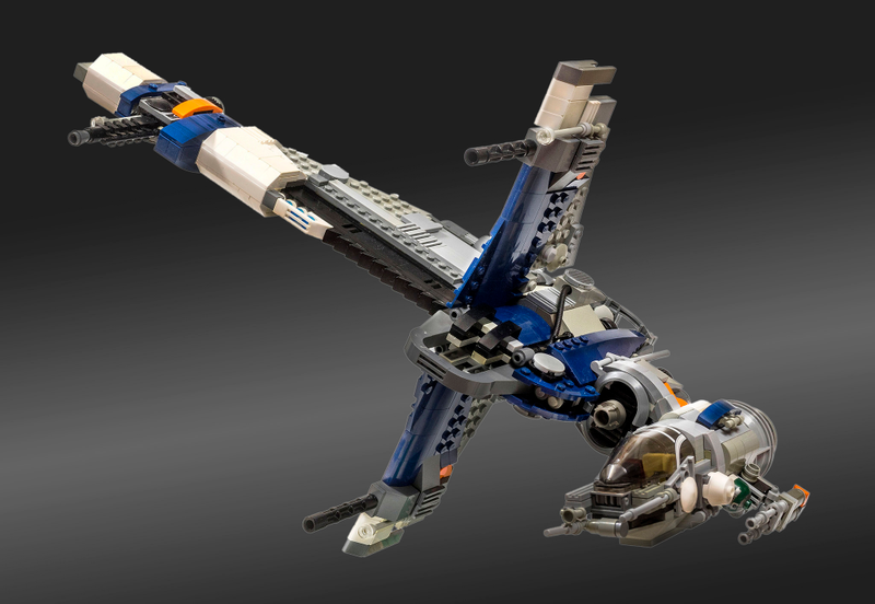 Illustration for article titled Redesigning Star Wars' Coolest Vehicles (Using LEGO)